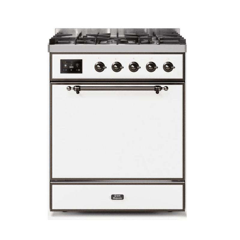 ILVE Majestic II Series 30 Inch Dual Fuel Freestanding Range Gas/Propane (UM30DQNE3)