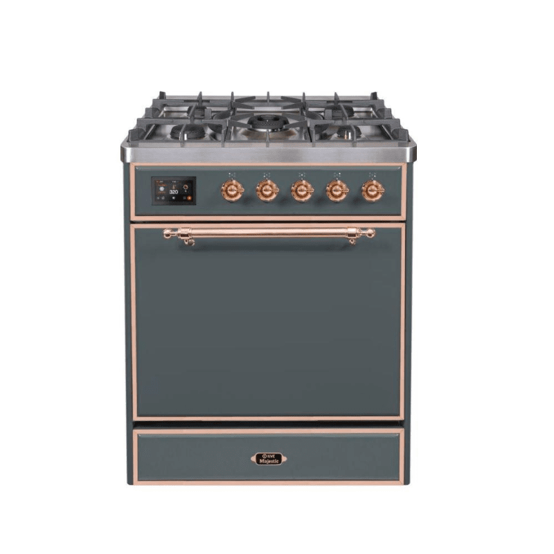 ILVE Majestic II Series 30 Inch Dual Fuel Freestanding Range Gas/Propane (UM30DQNE3)