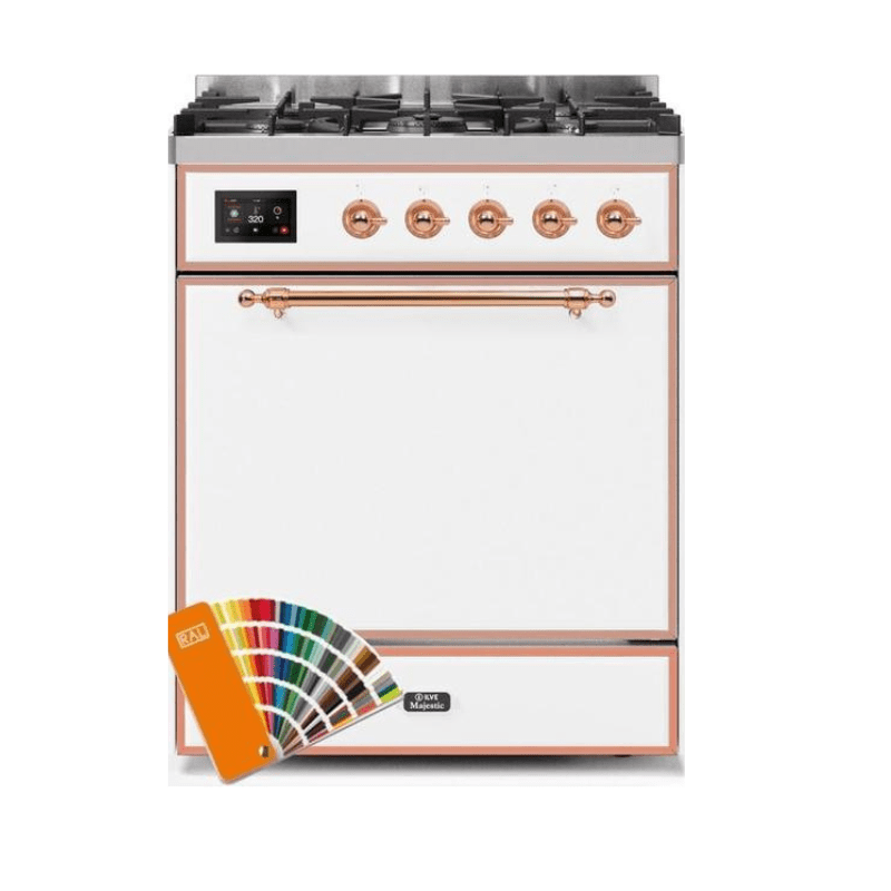 ILVE Majestic II Series 30 Inch Dual Fuel Freestanding Range Gas/Propane (UM30DQNE3)