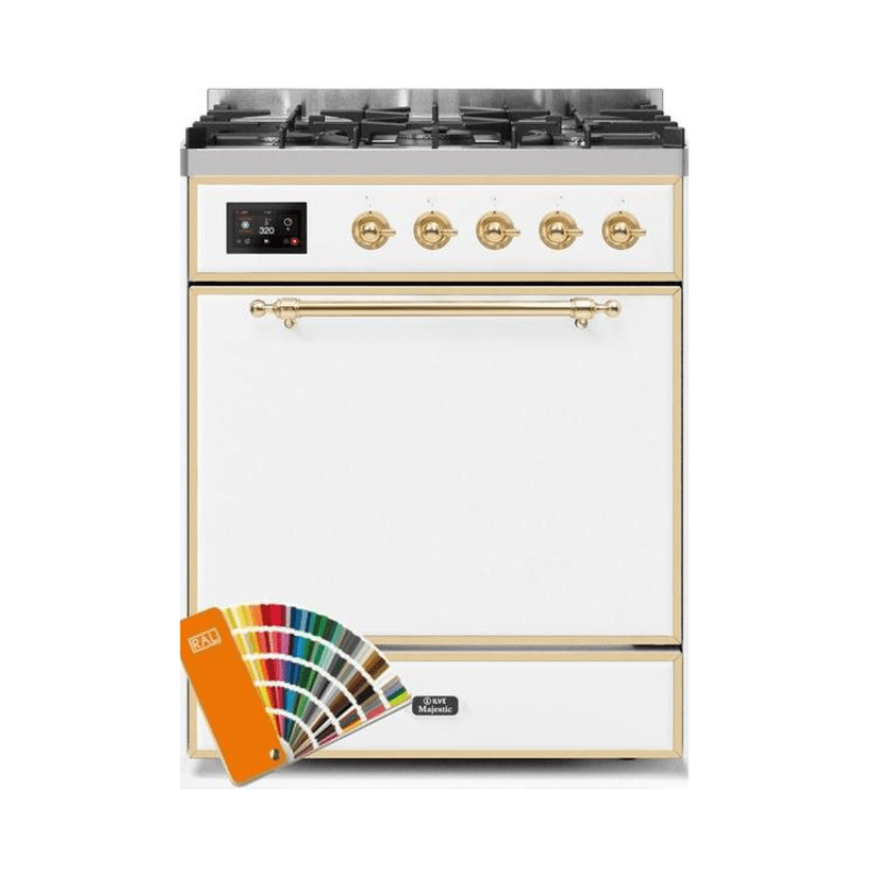 ILVE Majestic II Series 30 Inch Dual Fuel Freestanding Range Gas/Propane (UM30DQNE3)