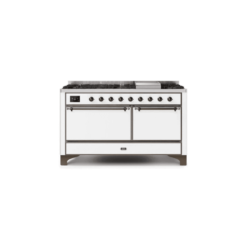 ILVE Majestic II Series 60 Inch Dual Fuel Freestanding Range Gas/Propane (UM15FDQNS3)