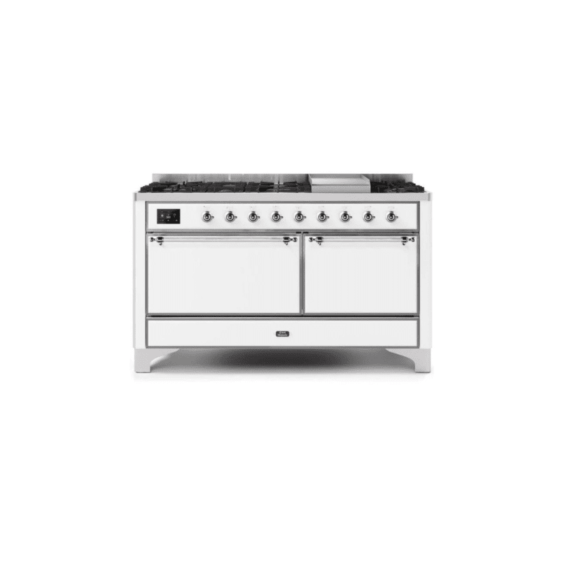 ILVE Majestic II Series 60 Inch Dual Fuel Freestanding Range Gas/Propane (UM15FDQNS3)