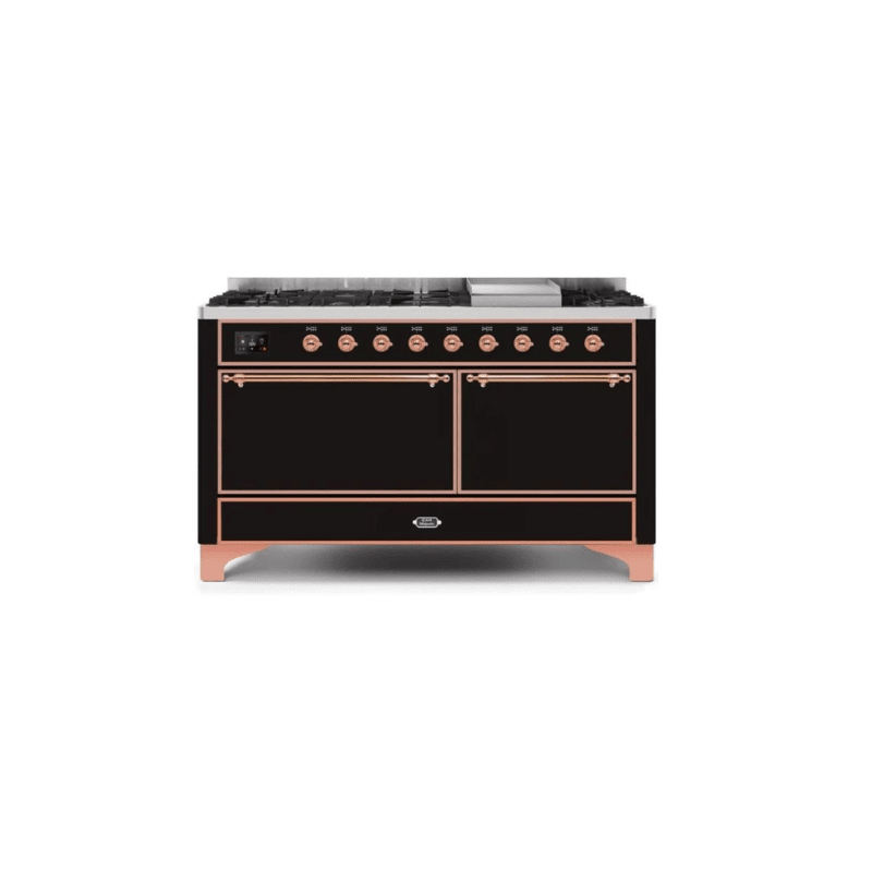 ILVE Majestic II Series 60 Inch Dual Fuel Freestanding Range Gas/Propane (UM15FDQNS3)