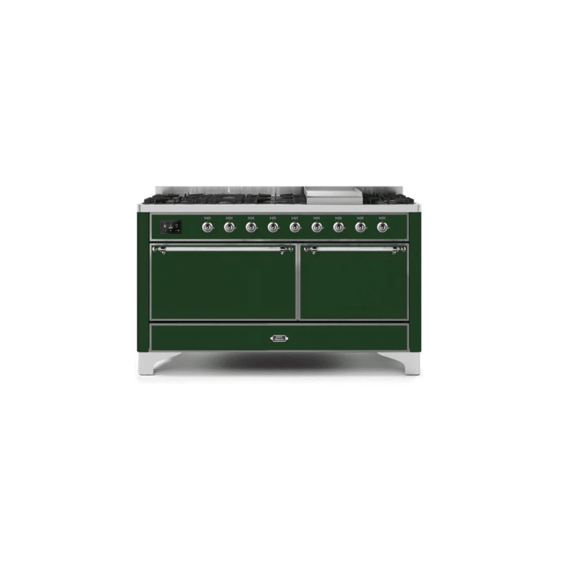 ILVE Majestic II Series 60 Inch Dual Fuel Freestanding Range Gas/Propane (UM15FDQNS3)