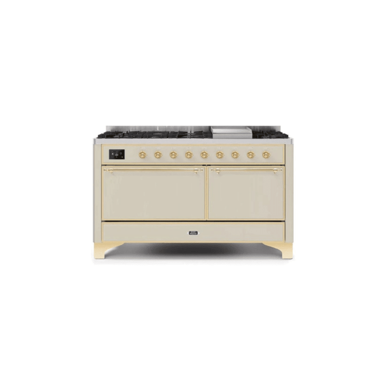 ILVE Majestic II Series 60 Inch Dual Fuel Freestanding Range Gas/Propane (UM15FDQNS3)