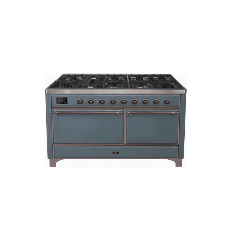 ILVE Majestic II Series 60 Inch Dual Fuel Freestanding Range Gas/Propane (UM15FDQNS3)
