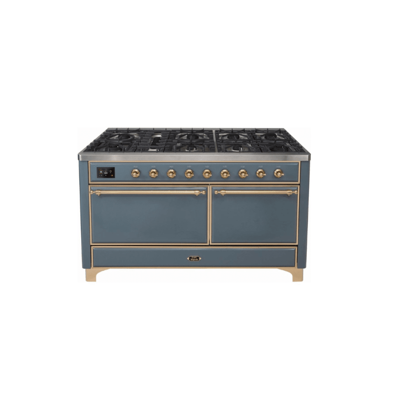 ILVE Majestic II Series 60 Inch Dual Fuel Freestanding Range Gas/Propane (UM15FDQNS3)