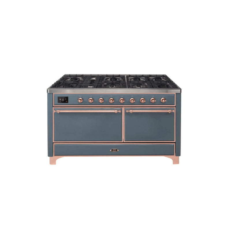 ILVE Majestic II Series 60 Inch Dual Fuel Freestanding Range Gas/Propane (UM15FDQNS3)