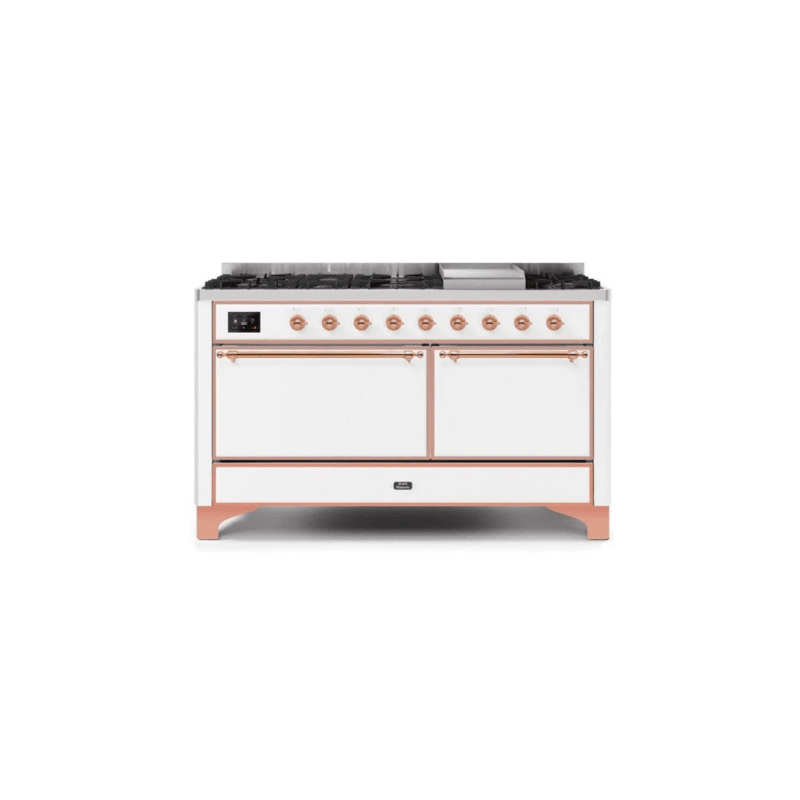 ILVE Majestic II Series 60 Inch Dual Fuel Freestanding Range Gas/Propane (UM15FDQNS3)