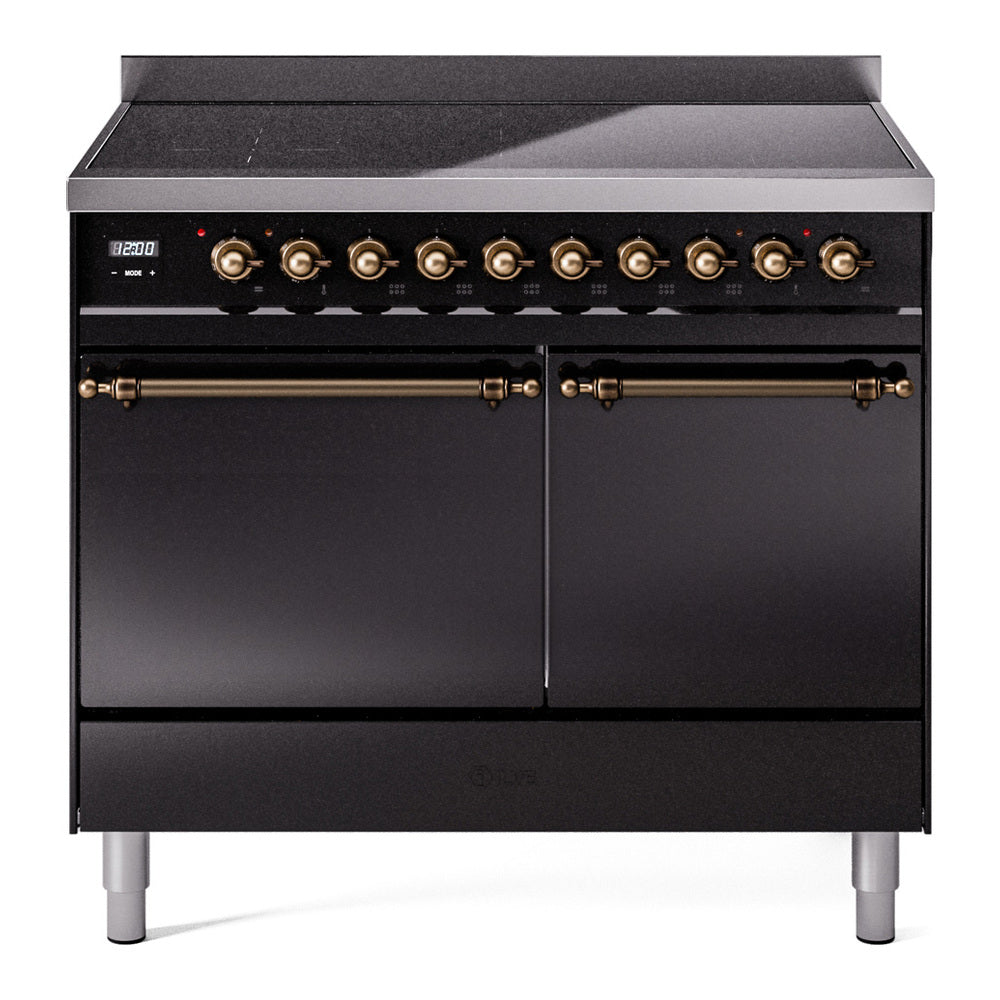 ILVE Nostalgie II 40" Electric Range with 6 Induction Elements Solid Door UPDI406QNMP