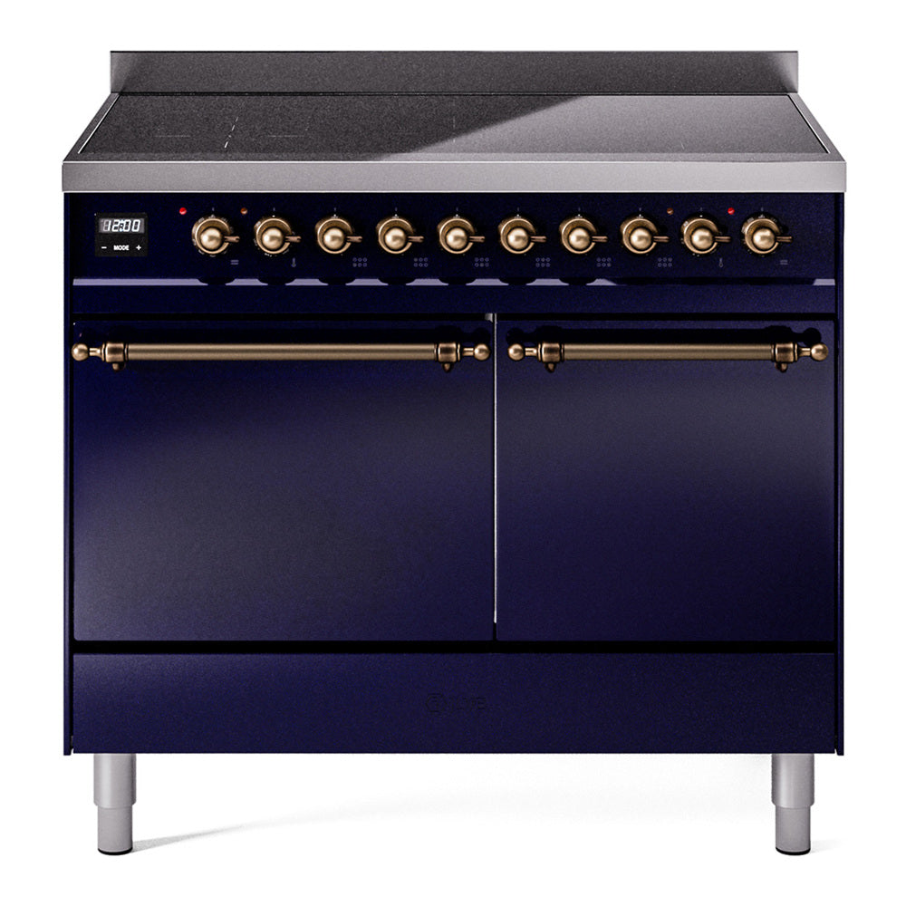 ILVE Nostalgie II 40" Electric Range with 6 Induction Elements Solid Door UPDI406QNMP