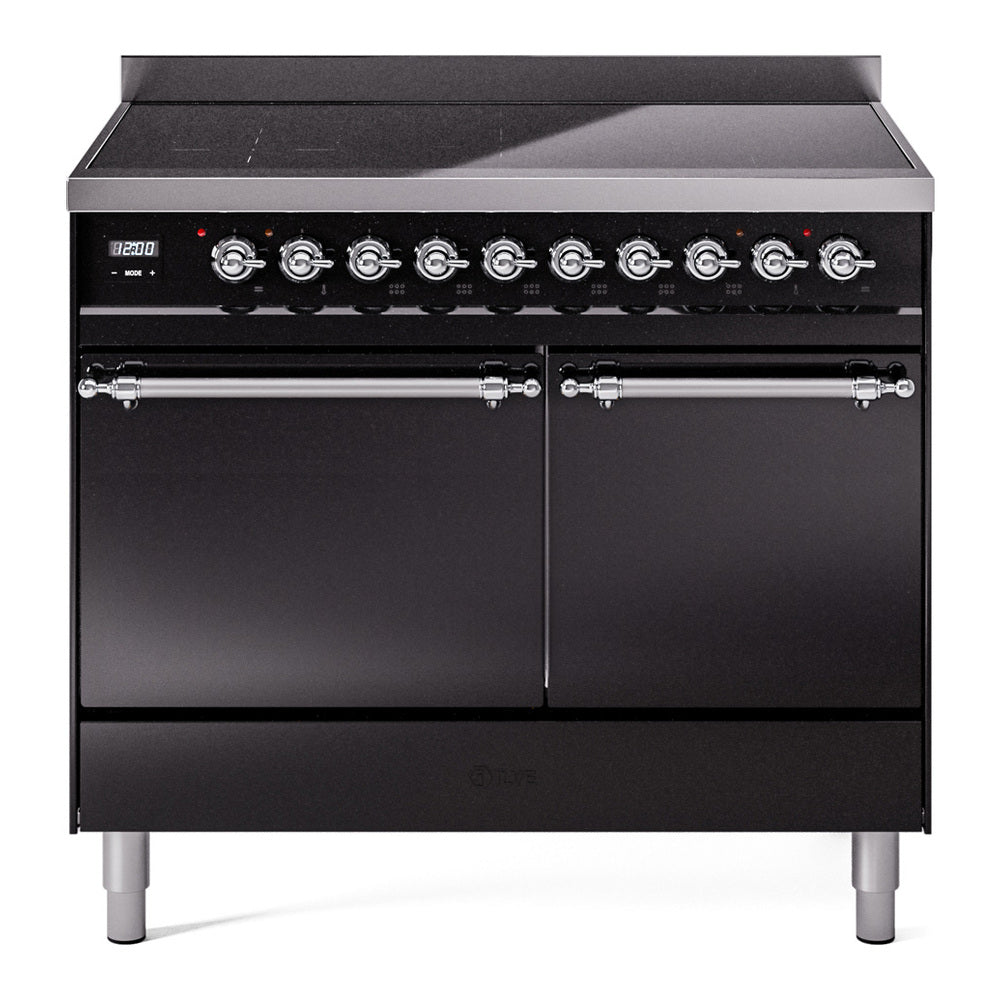 ILVE Nostalgie II 40" Electric Range with 6 Induction Elements Solid Door UPDI406QNMP