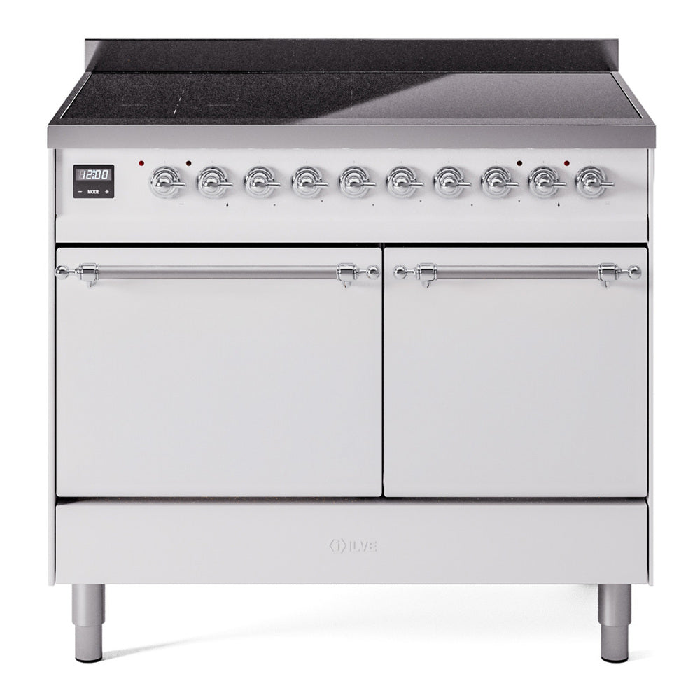 ILVE Nostalgie II 40" Electric Range with 6 Induction Elements Solid Door UPDI406QNMP