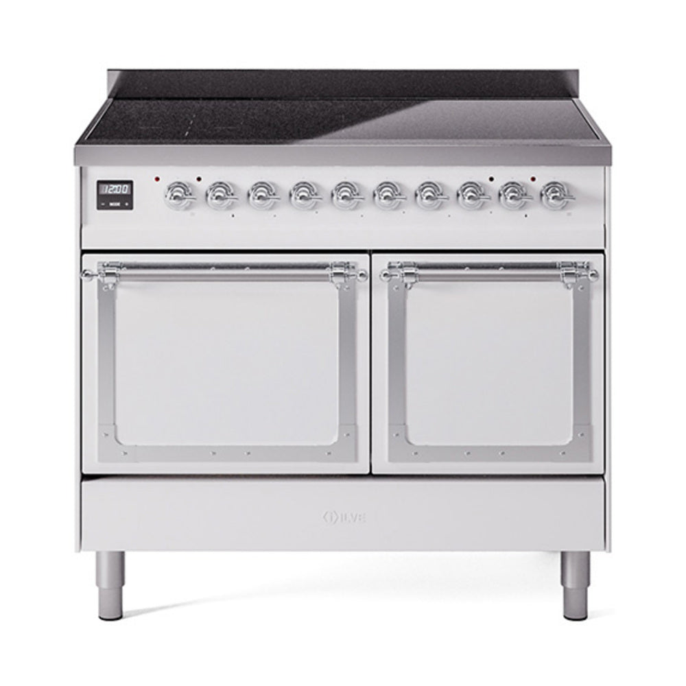 ILVE Nostalgie II Noblesse 40" Induction Freestanding Range with Solid Door UNDI406QNMP