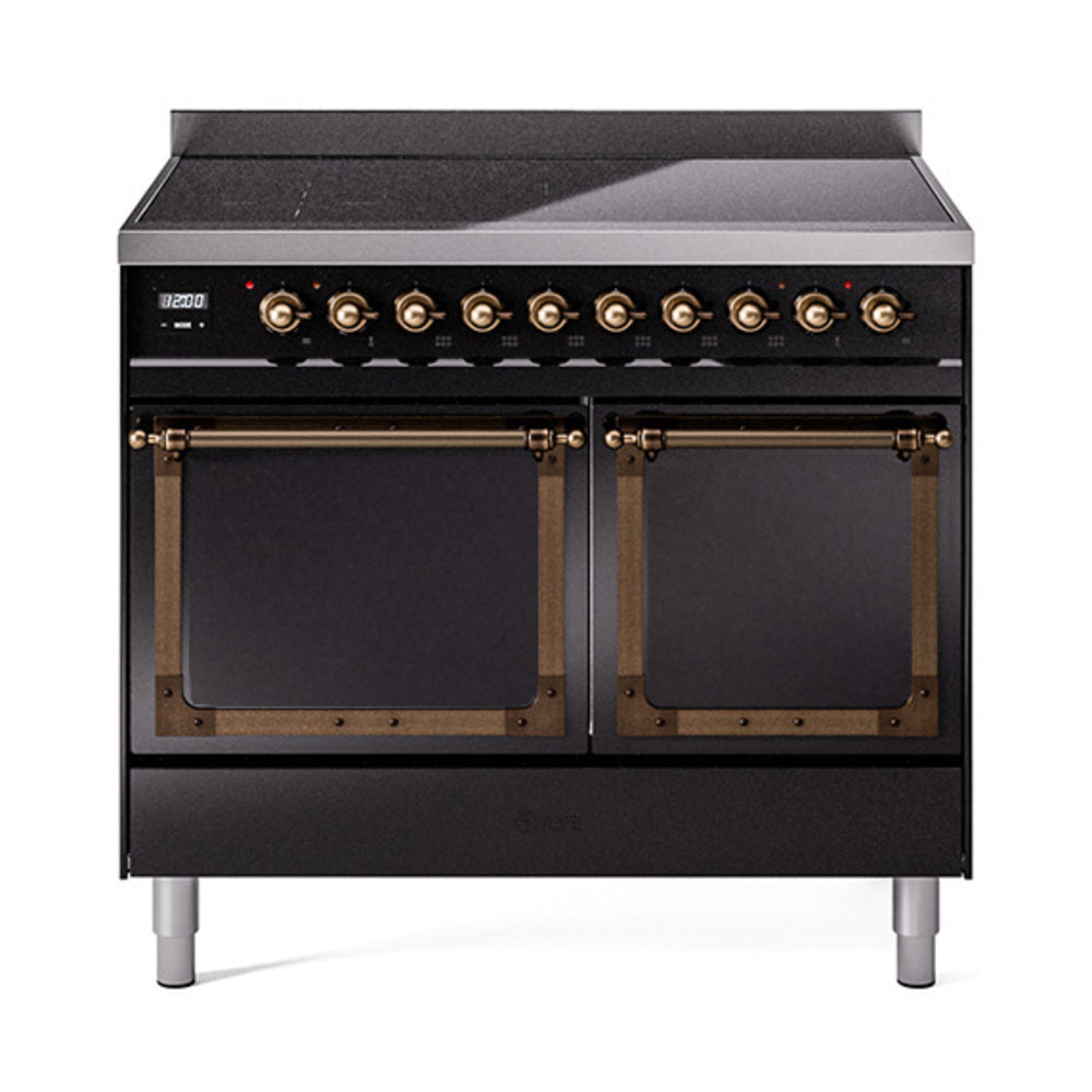 ILVE Nostalgie II Noblesse 40" Induction Freestanding Range with Solid Door UNDI406QNMP