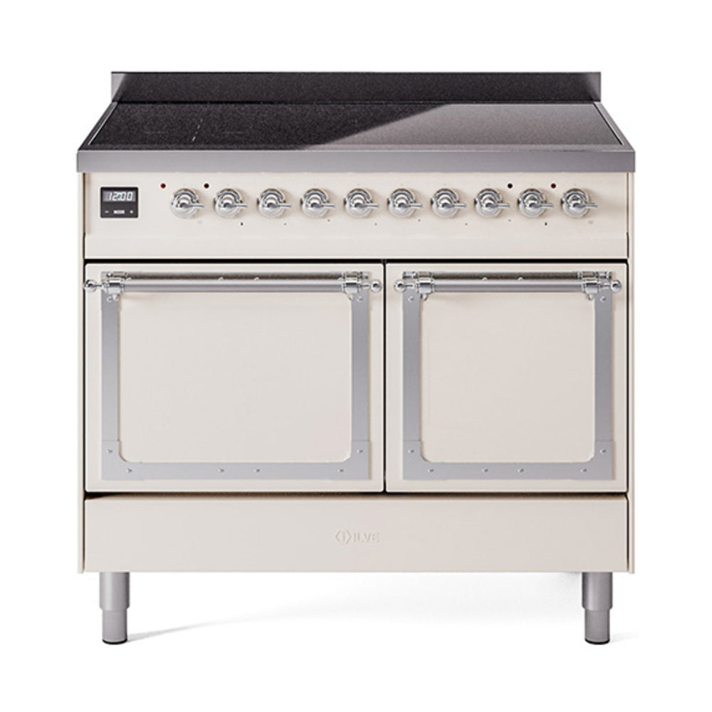 ILVE Nostalgie II Noblesse 40" Induction Freestanding Range with Solid Door UNDI406QNMP