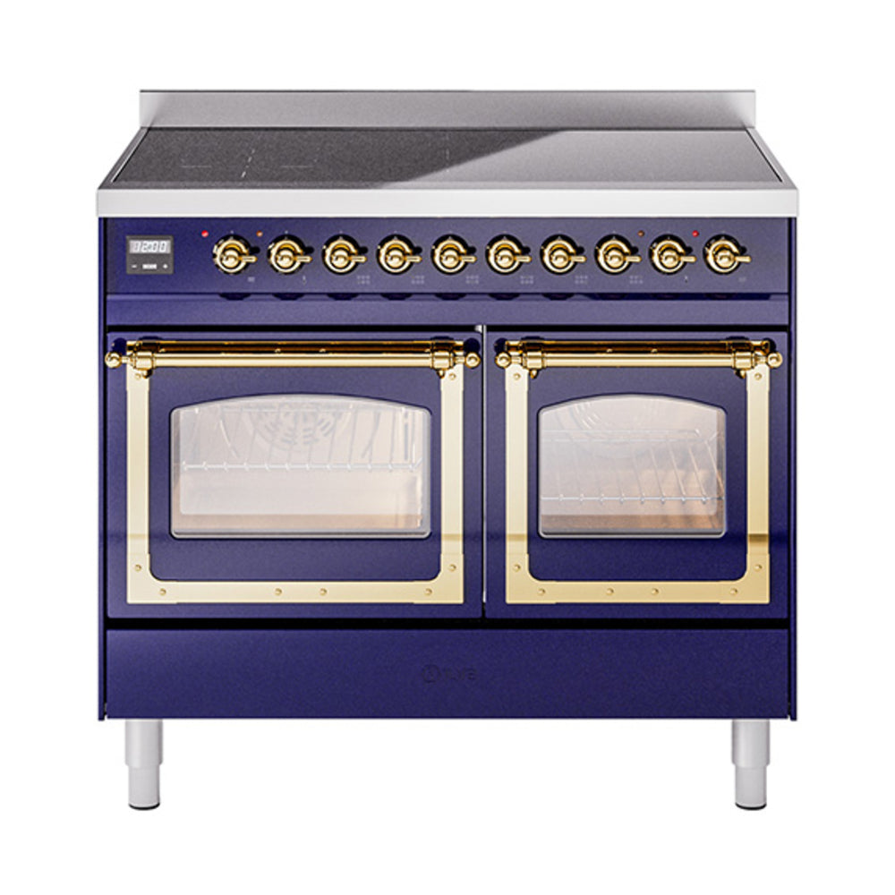 ILVE Nostalgie II Noblesse 40" Induction Freestanding Range with Triple Glass Door UNDI406NMP