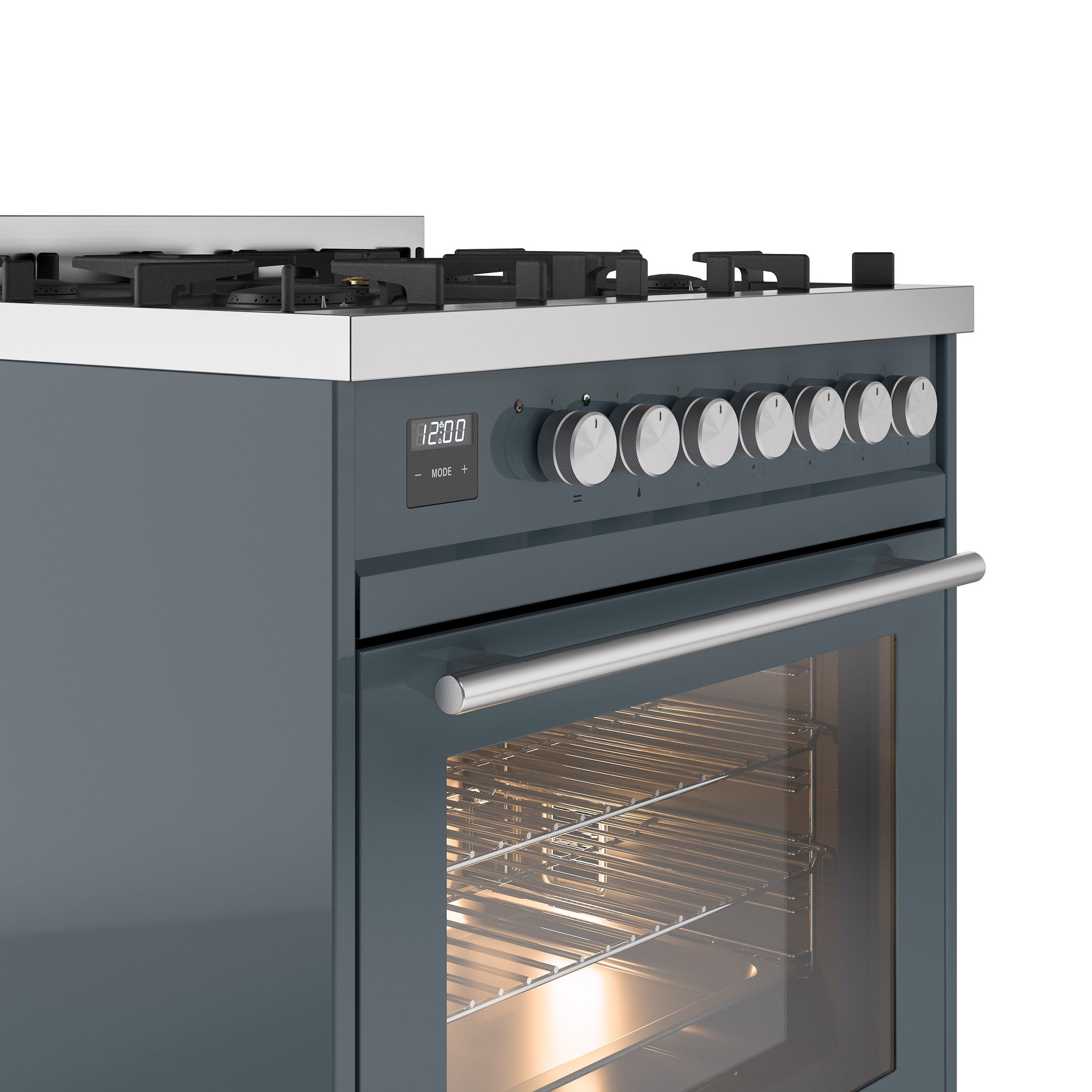 ILVE Professional Plus II 30Inch Freestanding Dual Fuel Range with 5 Sealed Burner UP30WMP
