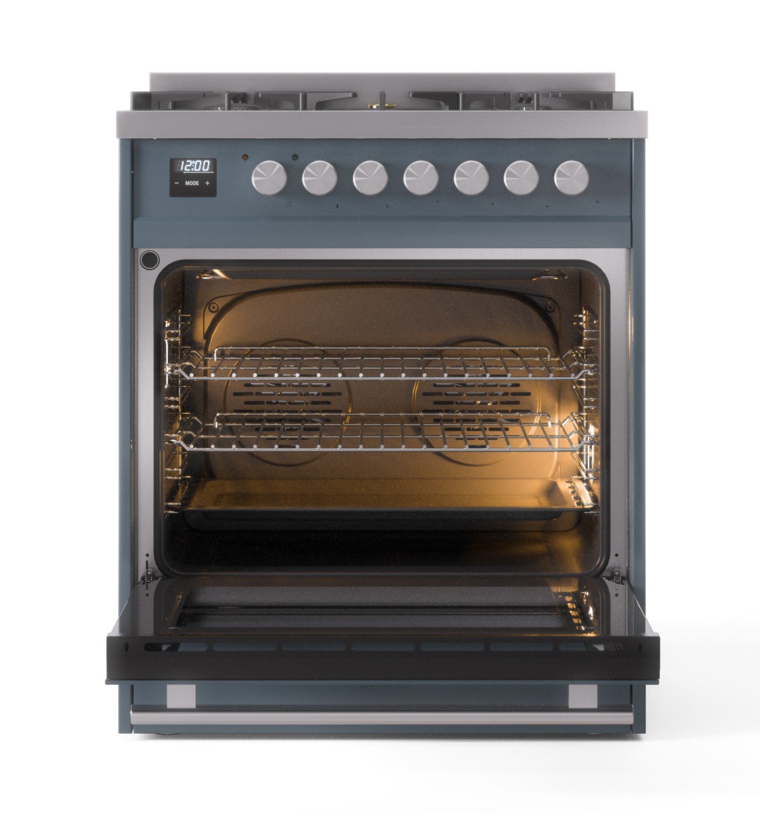 ILVE Professional Plus II 30Inch Freestanding Dual Fuel Range with 5 Sealed Burner UP30WMP