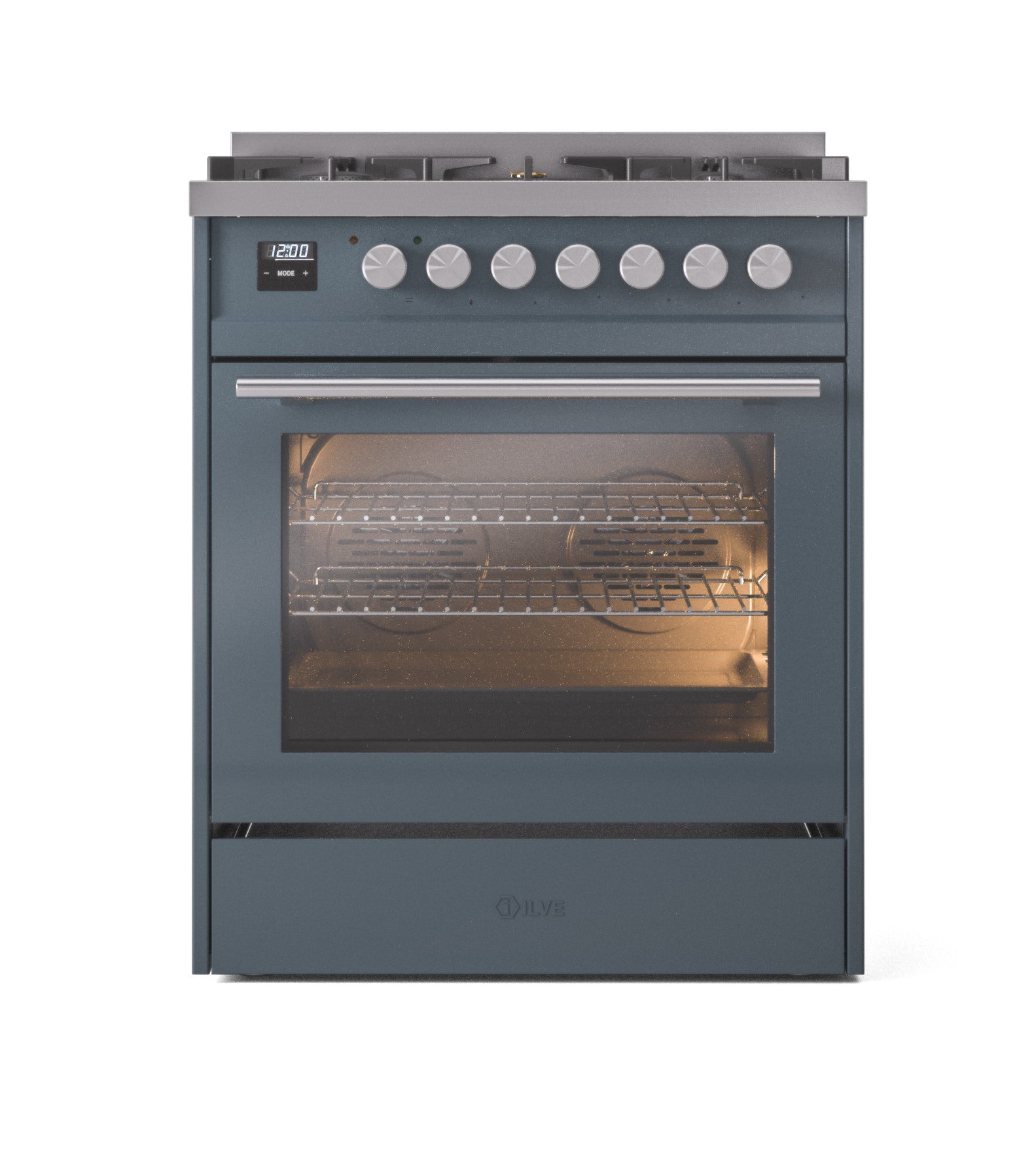 ILVE Professional Plus II 30Inch Freestanding Dual Fuel Range with 5 Sealed Burner UP30WMP