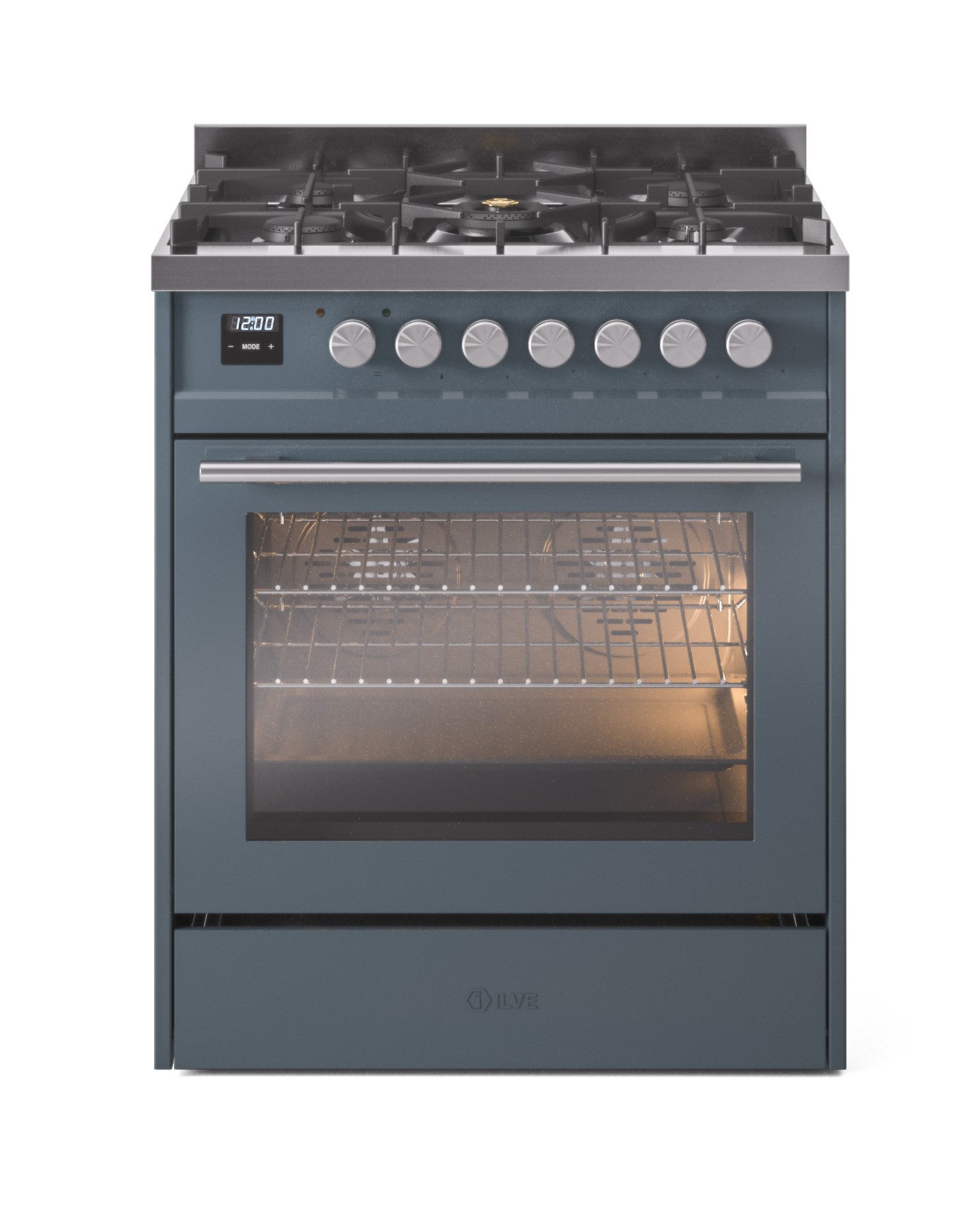 ILVE Professional Plus II 30Inch Freestanding Dual Fuel Range with 5 Sealed Burner UP30WMP
