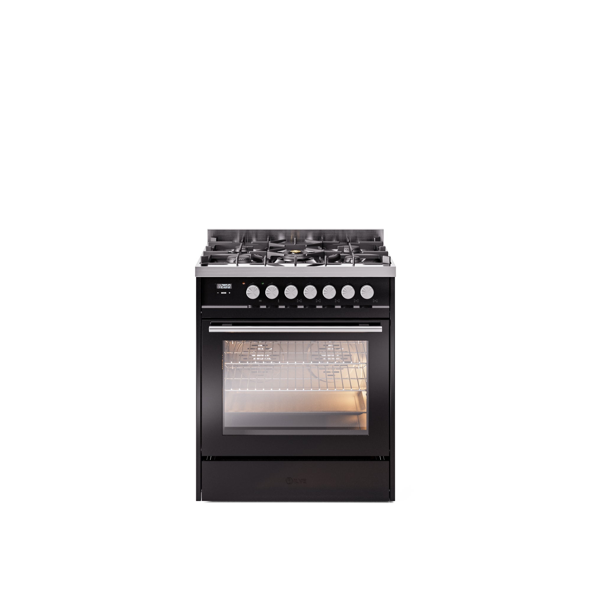 ILVE Professional Plus II 30Inch Freestanding Dual Fuel Range with 5 Sealed Burner UP30WMP