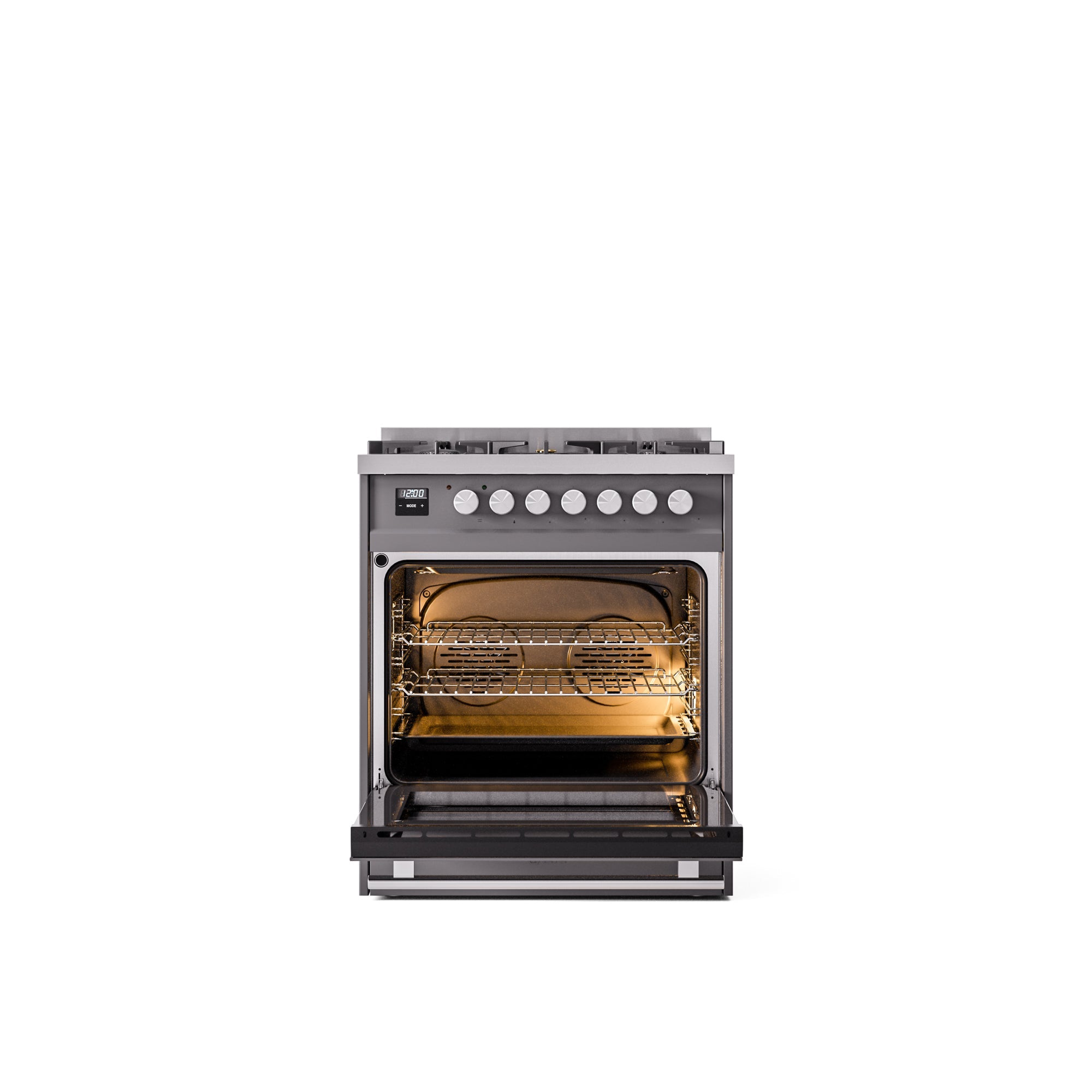 ILVE Professional Plus II 30Inch Freestanding Dual Fuel Range with 5 Sealed Burner UP30WMP