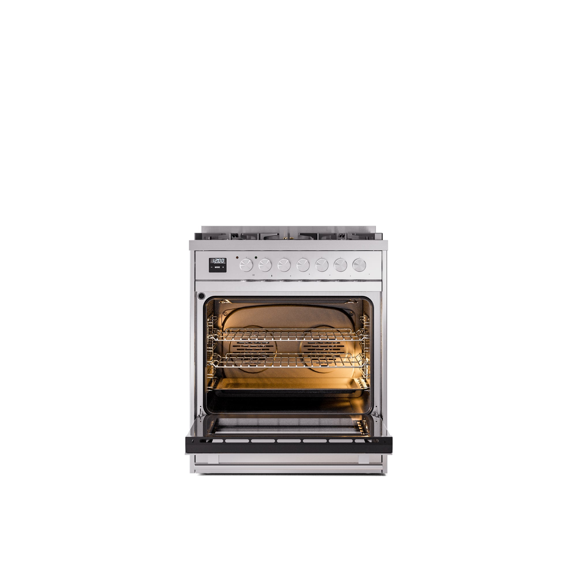 ILVE Professional Plus II 30Inch Freestanding Dual Fuel Range with 5 Sealed Burner UP30WMP