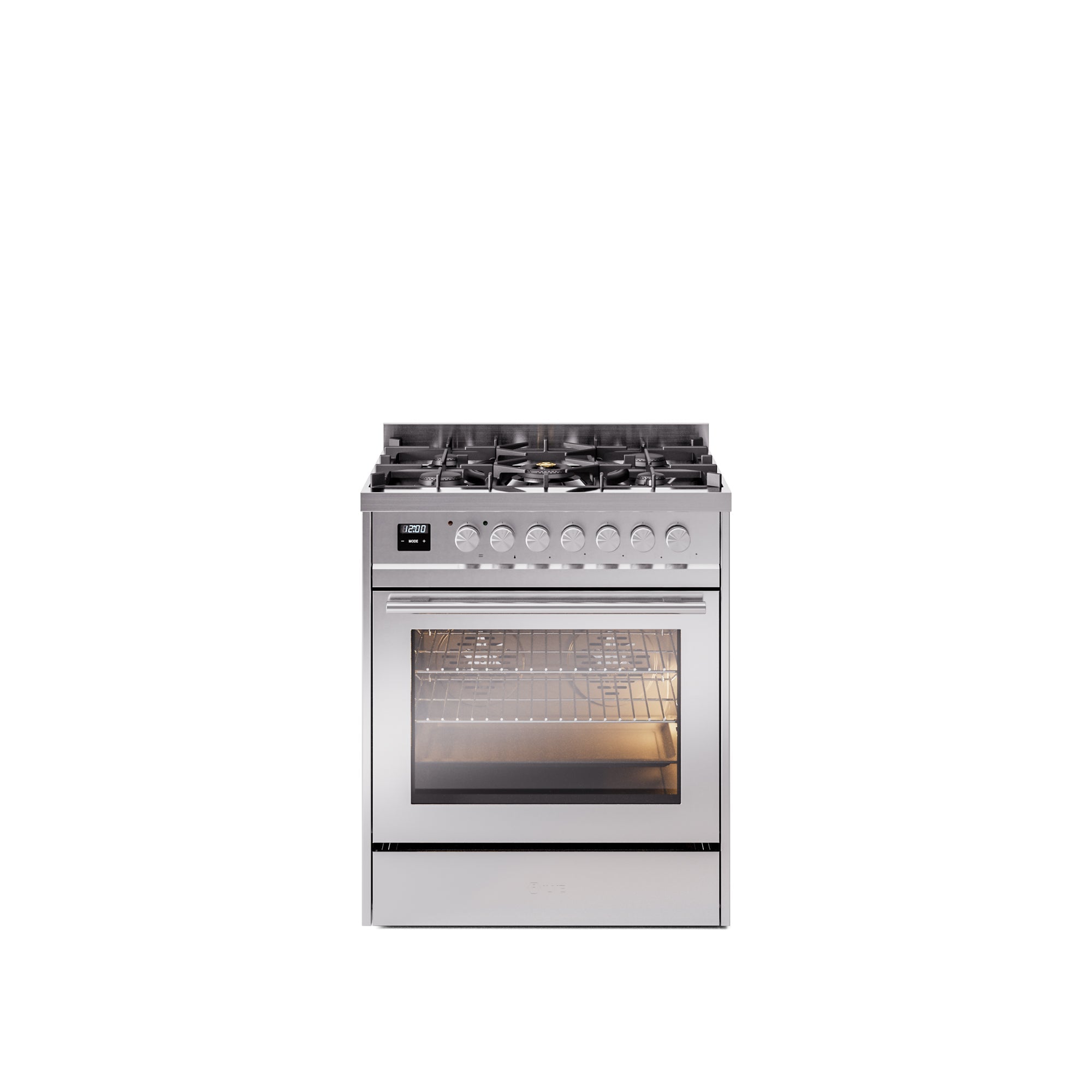 ILVE Professional Plus II 30Inch Freestanding Dual Fuel Range with 5 Sealed Burner UP30WMP