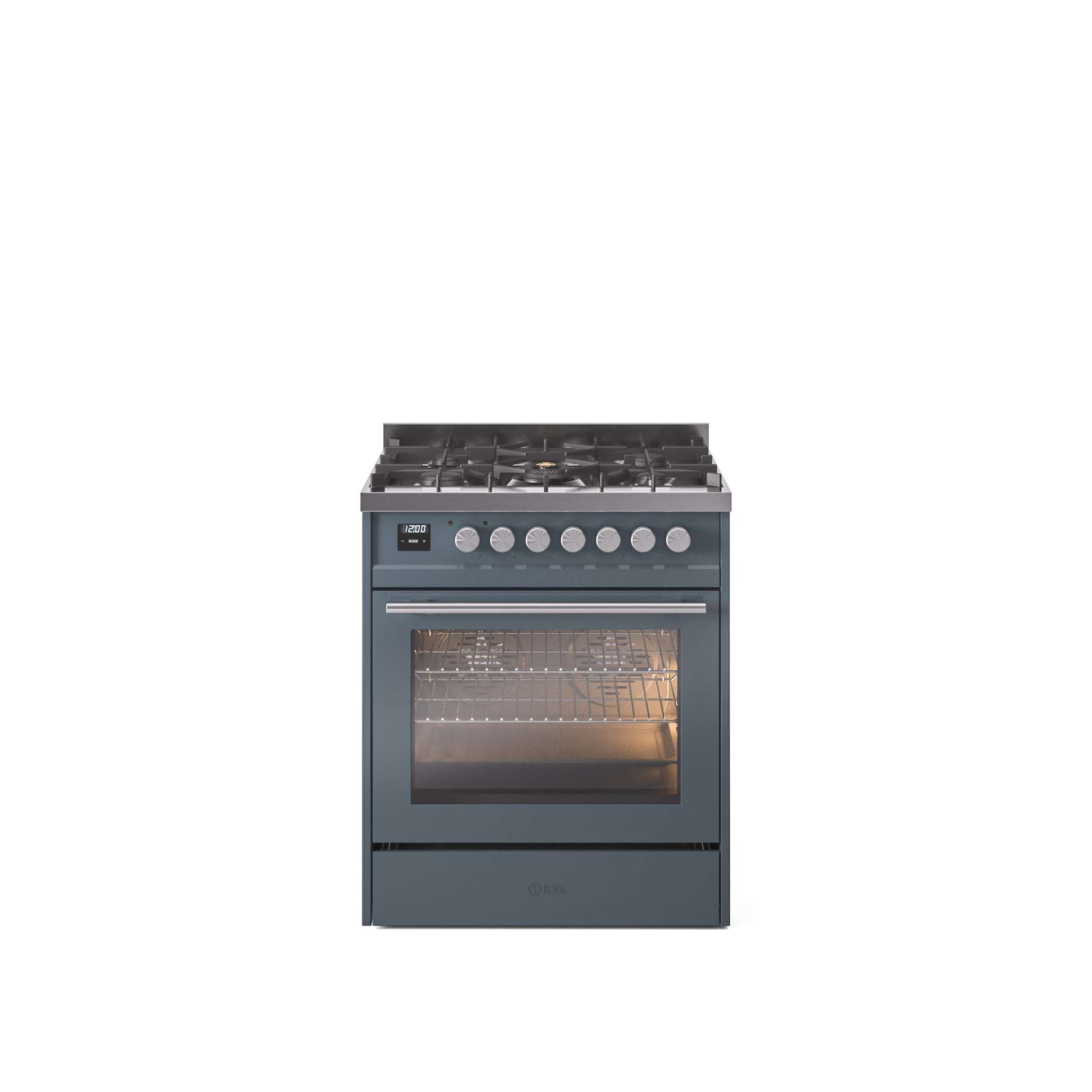 ILVE Professional Plus II 30Inch Freestanding Dual Fuel Range with 5 Sealed Burner UP30WMP