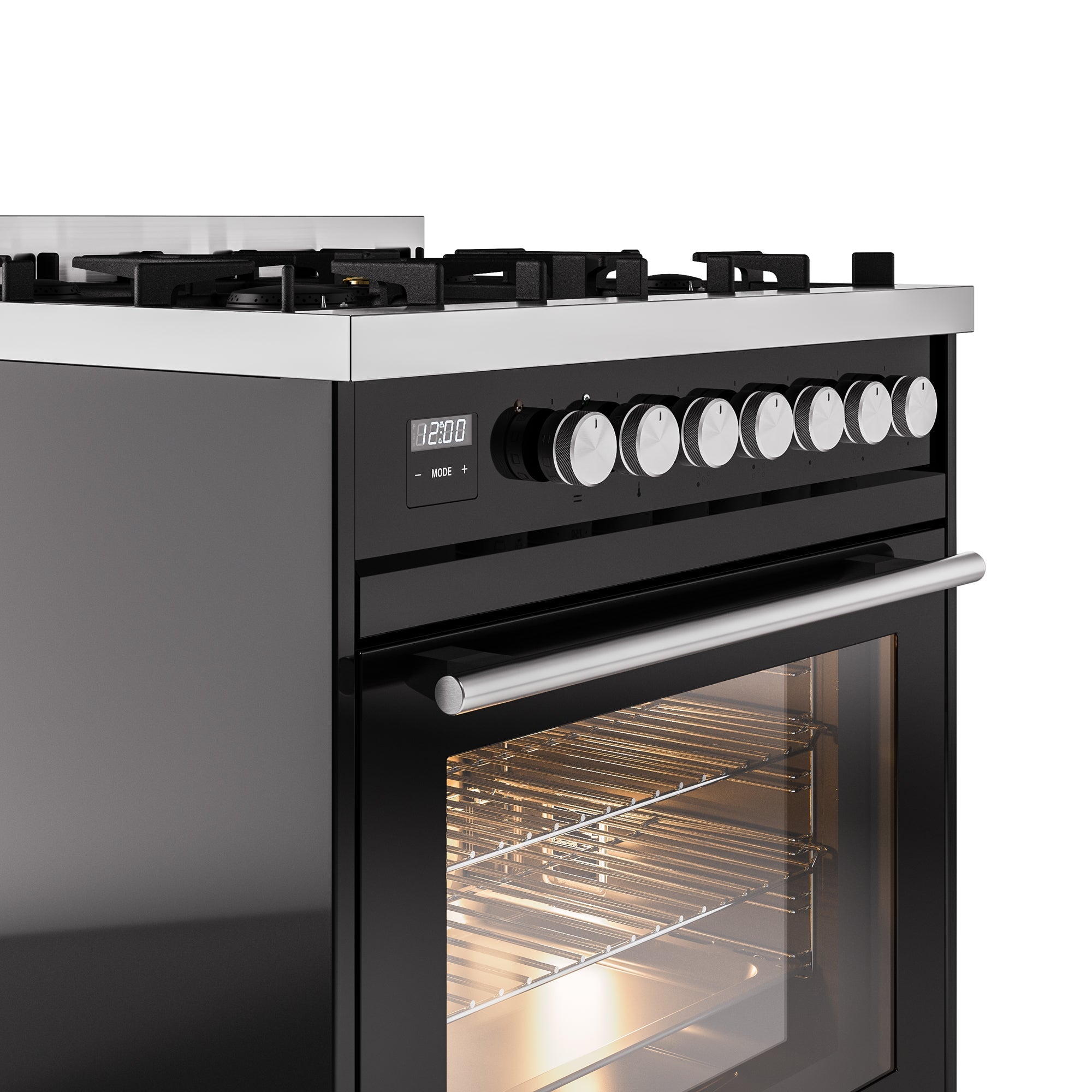 ILVE Professional Plus II 30Inch Freestanding Dual Fuel Range with 5 Sealed Burner UP30WMP