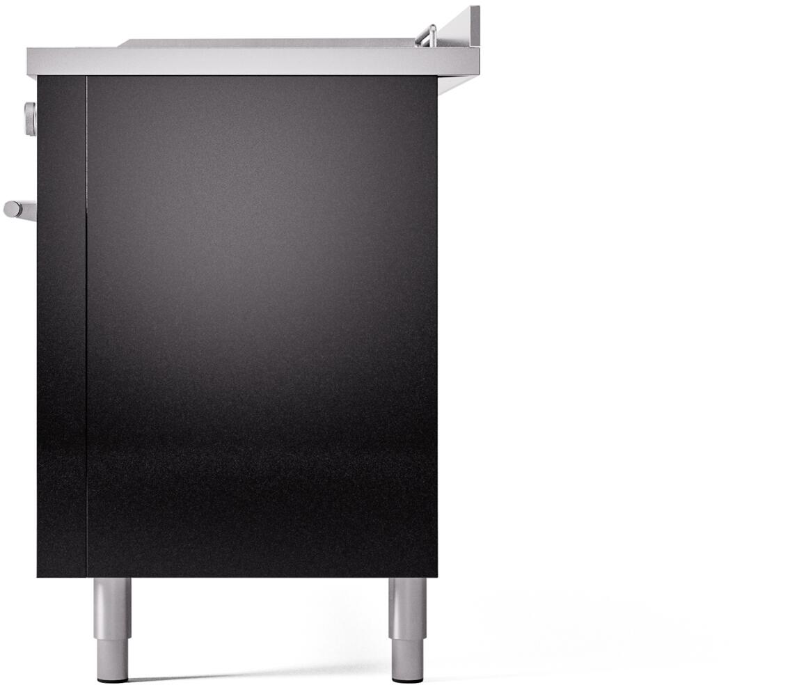 ILVE Professional Plus II 60 Inch Dual Fuel Freestanding Range in Stainless Steel with Trim UP60FSWMP