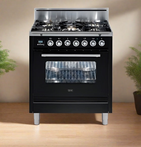 ILVE Professional Plus Series 30 Inch Freestanding Range Gas/Propane (UPW76DVG) Chrome Trim