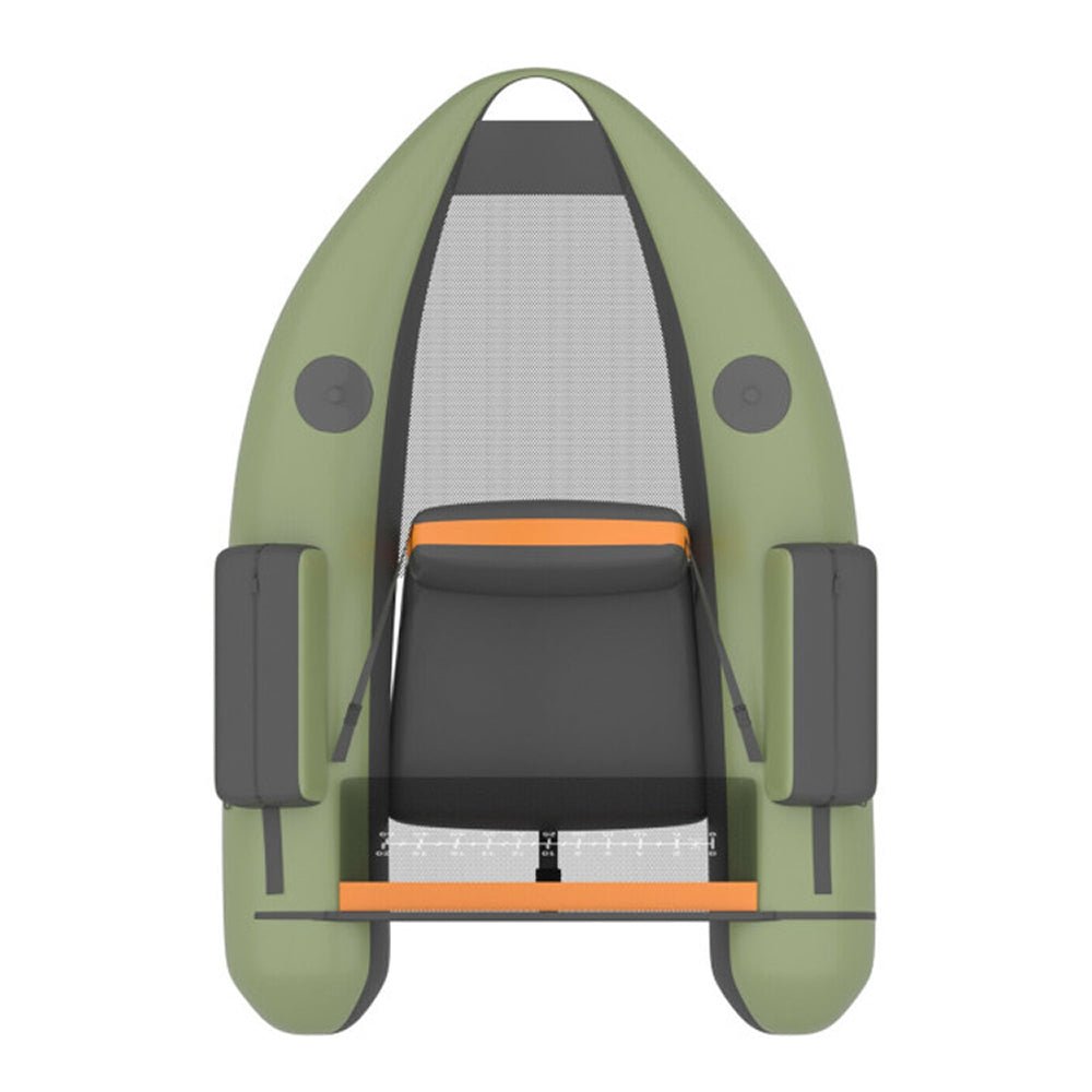 Inflatable Fishing Float Tube Boat With Pump & Fish Measure Ruler, 4.5FT (98736425)