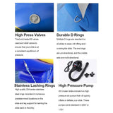 Premium Inflatable Floating Yacht Water Slide With Air Pump And Protection Net (SAK42517)