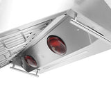 Forno Savona Wall Mount Range Hood, Baffle Filters, Backsplash Included