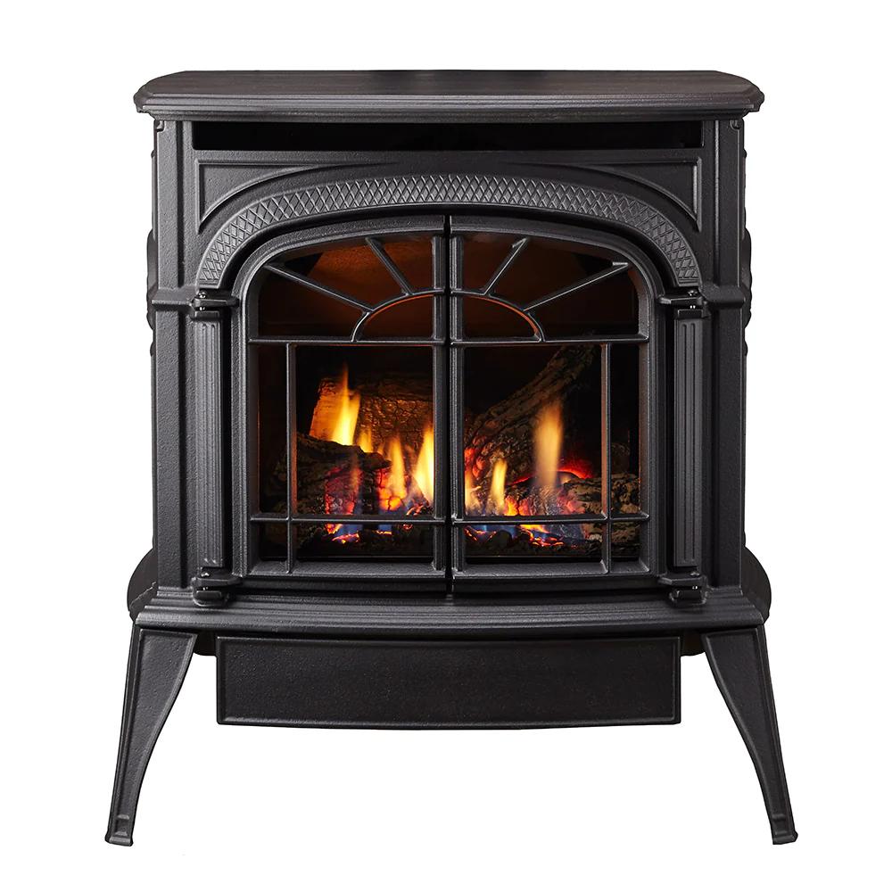 Vermont Castings Intrepid Direct Vent Gas Stove - INDVRCBSB