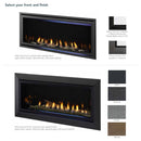 Majestic 32in Jade Linear Direct Vent Gas Fireplace with IntelliFire Touch Ignition System