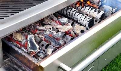 Kalamazoo K1000HS Freestanding Hybrid Fire Grill with Side Burner - K1000HS