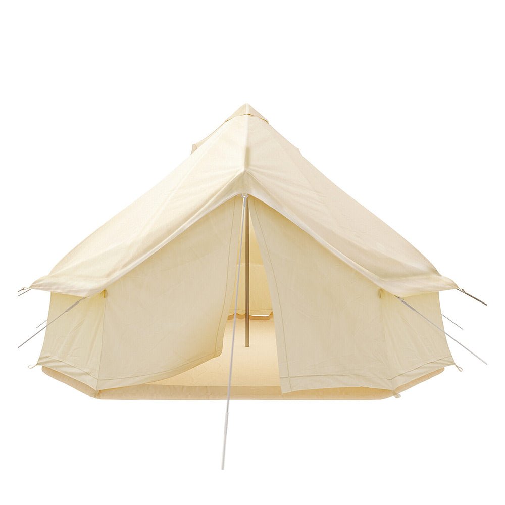 Large 10FT Outdoor Luxury Glamping Yurt Teepee Canvas Camping House W/ Stove Jack
