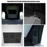 Large 2-3 Person Outdoor Waterproof Car SUV Rooftop Camping Hiking Tent, 83" (92751867)