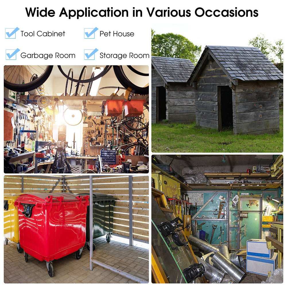 Premium Outdoor Steel Tool Storage Garden Backyard Shed, 8x6' (92674185)