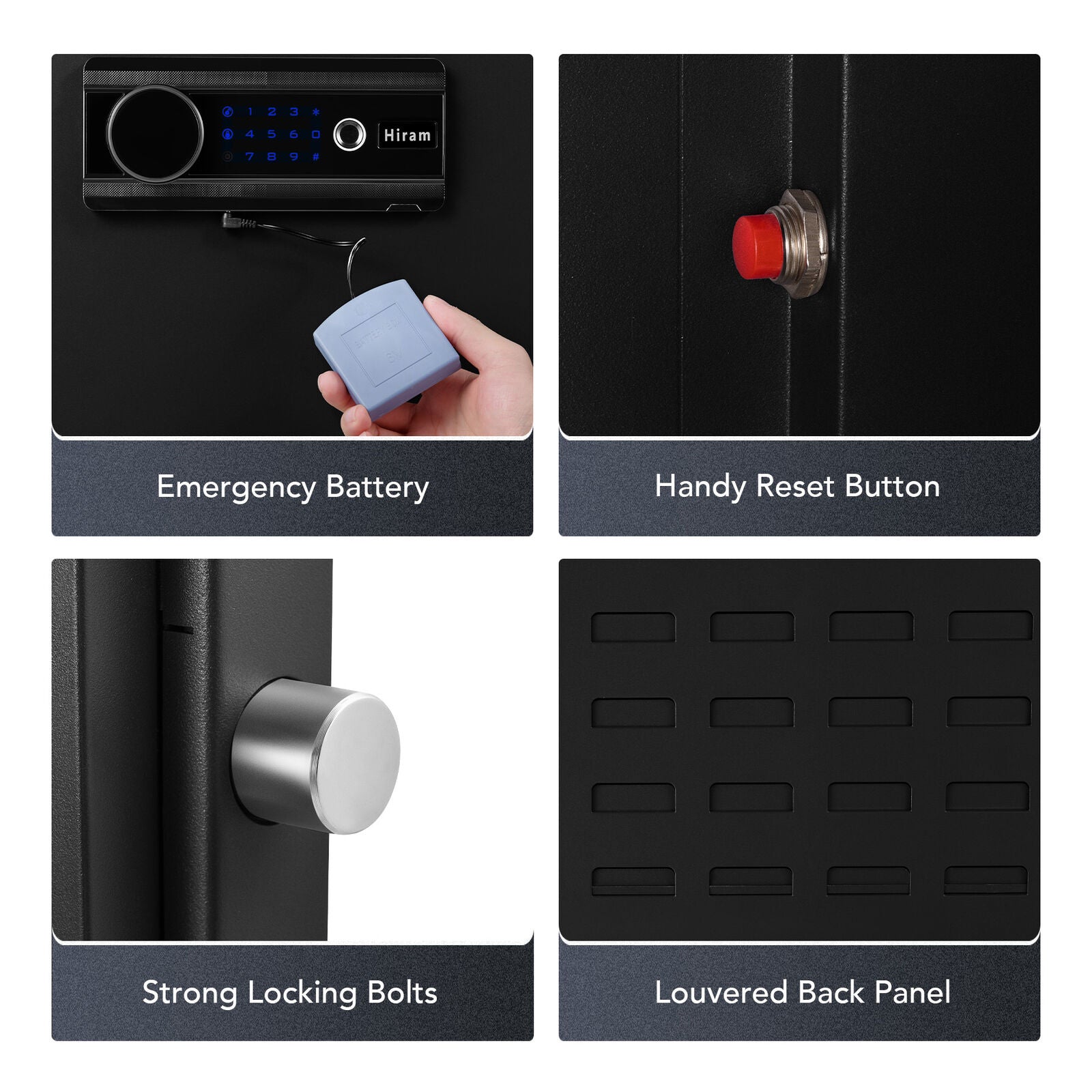 Large Unassembled Heavy Duty Steel Gun Safe For Home Rifles And Pistols With Digital Lock, 55" (97435182)