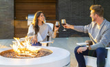 Ledge Lounger Halo Firepit