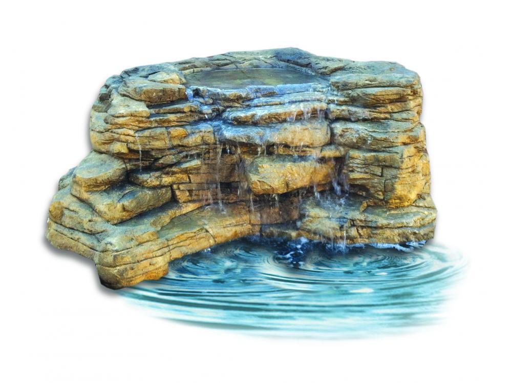 Universal Rocks Large Edge Waterfall-Corner