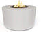 The Outdoor Plus 32" Florence Concrete Fire Pit /  18" Tall+ Free Cover