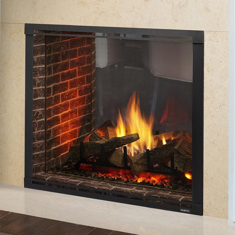 Majestic 42in Marquis II See-Through Direct Vent Fireplace with IntelliFire Touch Ignition System