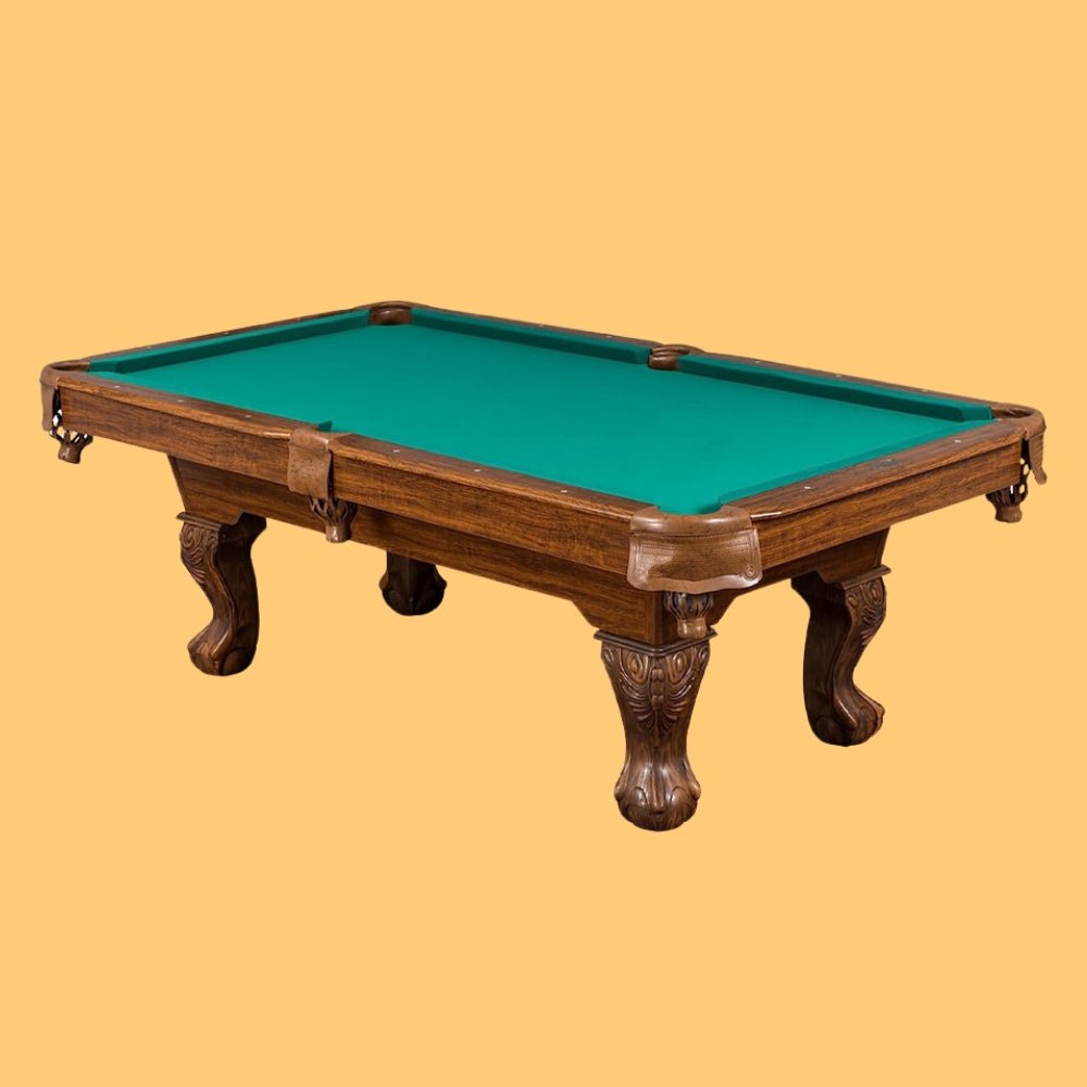 Masterton Premium Bar-Size Burgundy Billiard Pool Table For Game Rooms, 87" (92714635)
