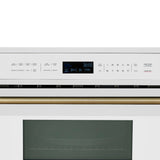Forno Oliena Espresso 30" Built-In Microwave & Convection Oven Combo – 1.6 cu.ft, 1750W Convection, 1000W Microwave, Sensor Cooking