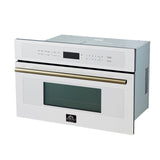 Forno Oliena Espresso 30" Built-In Microwave & Convection Oven Combo – 1.6 cu.ft, 1750W Convection, 1000W Microwave, Sensor Cooking